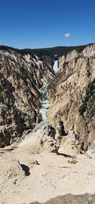 Beautiful falls and the Grand Canyon of Yellowstone.