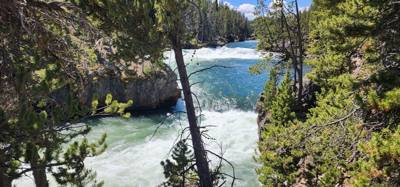 Beautiful falls and the Grand Canyon of Yellowstone.