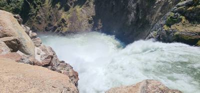 Beautiful falls and the Grand Canyon of Yellowstone.