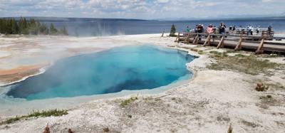 Avery was our tour guide on this one again and helped navigate us around.  The interaction with the lake at the bottom o