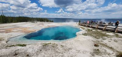 Avery was our tour guide on this one again and helped navigate us around.  The interaction with the lake at the bottom o