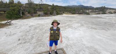 These springs weren't quite as dramatic as others but interesting all the same.  A lot of boardwalk and stairs.  If you 