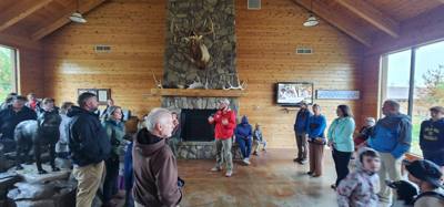 On our way from Island Park, ID to Victor, ID we decided to stop at the Grizzly and Wolf Center.  The wolves are pretty 