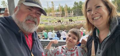 On our way from Island Park, ID to Victor, ID we decided to stop at the Grizzly and Wolf Center.  The wolves are pretty 