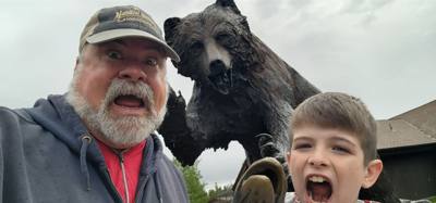 On our way from Island Park, ID to Victor, ID we decided to stop at the Grizzly and Wolf Center.  The wolves are pretty 