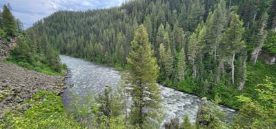 More beautiful waterfalls.  Upper and Lower Mesa on the way to Victor, ID.