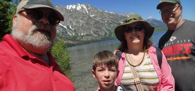 Decided to get the juices flowing this morning with a hike around Jenny Lake. Technically half way around. Took a boat