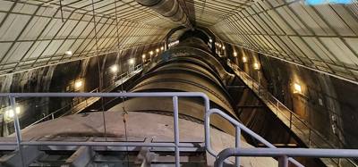 Learned a lot about the Hoover Dam today.  Crazy how much engineering and labor went into this.  It was not as hot as Ve
