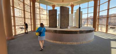 Learned a lot about the Hoover Dam today.  Crazy how much engineering and labor went into this.  It was not as hot as Ve