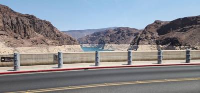 Learned a lot about the Hoover Dam today.  Crazy how much engineering and labor went into this.  It was not as hot as Ve