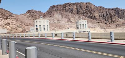 Learned a lot about the Hoover Dam today.  Crazy how much engineering and labor went into this.  It was not as hot as Ve