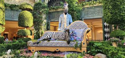 This was the conservatory in the Bellagio.  Pretty cool.