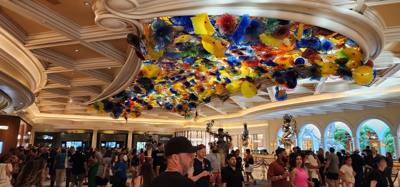 This was the conservatory in the Bellagio.  Pretty cool.