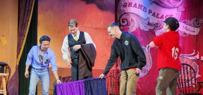 Old Tucson for some fun this afternoon. Avery, Aaron and I got to participate in the magic show. Technically Julie too