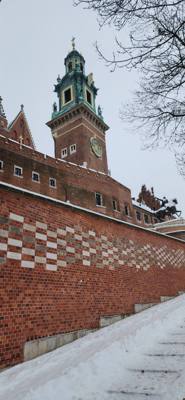 Wawel Castle as part of our walking tour of Old Town Krakow this morning.