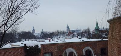 Wawel Castle as part of our walking tour of Old Town Krakow this morning.