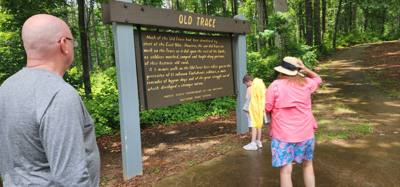 Today we visited a lot of stops along the Natchez trail parkway. Avery got sworn in at the national Park ranger station.