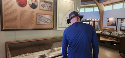 Ft Morgan museum and fort site.  It was by the beach we wanted to go to and free for veterans so...