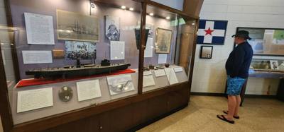 Ft Morgan museum and fort site.  It was by the beach we wanted to go to and free for veterans so...