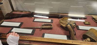 Ft Morgan museum and fort site.  It was by the beach we wanted to go to and free for veterans so...