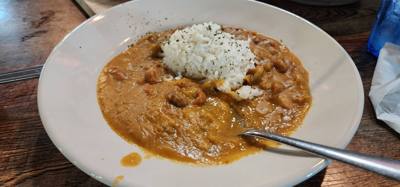 My crawfish etouffee was sooooo good tonight.  Going to miss the food down south.  Tonight is our last night on the 2026