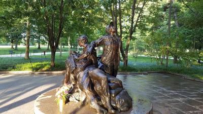 Vietnam War Memorial.  Too many names.