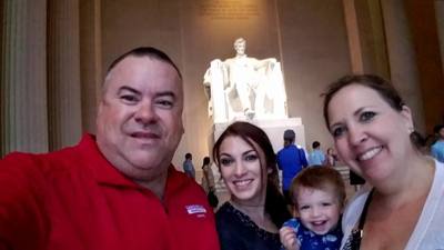 Hangin' with Abe again...