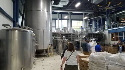 Took a tour of the Allagash Brewery yesterday in Portland, ME.  Lots of great brews.  Neat family type environment with 