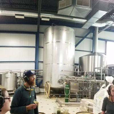 Took a tour of the Allagash Brewery yesterday in Portland, ME.  Lots of great brews.  Neat family type environment with 