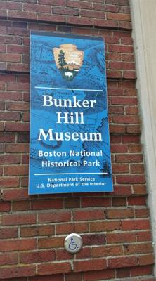 Bunker Hill Monument in Boston.  We decided to tackle the stairs lol.  294 of them.  That'll make your calves let you kn