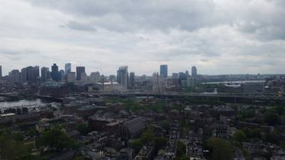 Bunker Hill Monument in Boston.  We decided to tackle the stairs lol.  294 of them.  That'll make your calves let you kn