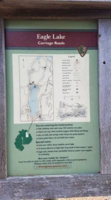 We took a hike around Eagle Lake in Acadia.  Utilized the carriage trails for part of it.  At one point we got off the b
