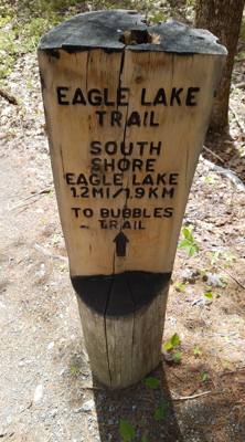 We took a hike around Eagle Lake in Acadia.  Utilized the carriage trails for part of it.  At one point we got off the b