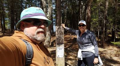 We took a hike around Eagle Lake in Acadia.  Utilized the carriage trails for part of it.  At one point we got off the b