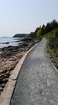 Went to Shore Path down in Bar Harbor this morning before browsing the shopping area of town.  Short relaxed walk, nicel