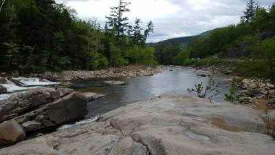 Welcome to the White Mountains!  Really beautiful.  I forgot what rivers that don't look like chocolate milk look like. 