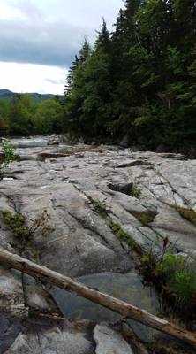 Welcome to the White Mountains!  Really beautiful.  I forgot what rivers that don't look like chocolate milk look like. 