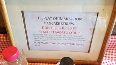 On the way to Mystic, CT Julie and I stopped at Sugarbush Farms.  You can't be in Vermont and not learn about maple syru