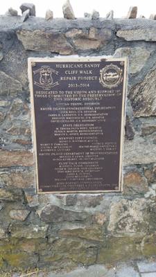 Julie and I took a foggy stroll along Cliff Walk in Newport, RI this morning. Beautiful cliffs on one side, historic man
