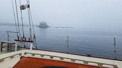 Julie and I got the opportunity to go on a sail on the Aquidneck out of Newport, RI.  Not much wind.  Fun time though an