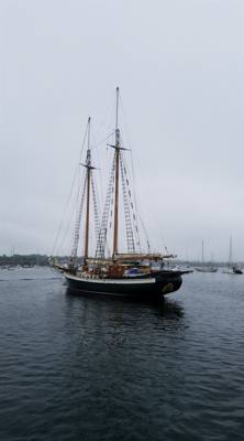 Julie and I got the opportunity to go on a sail on the Aquidneck out of Newport, RI.  Not much wind.  Fun time though an