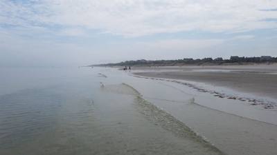 Okay, by far the best beach has been Mayflower Beach.  Low tide let's you walk WAAAAY out there.  Perfect 70+ degree wea