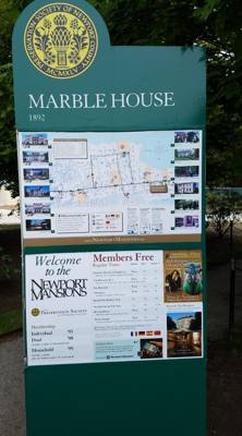 Next up on our mansion extravaganza in Newport was Marble House.  I'll let Julie tell you about it on http://www.getouta