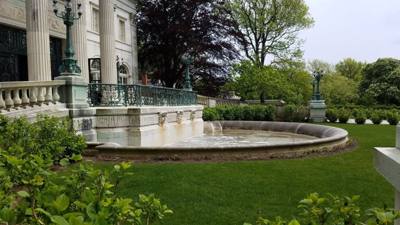 Next up on our mansion extravaganza in Newport was Marble House.  I'll let Julie tell you about it on http://www.getouta