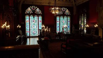 Next up on our mansion extravaganza in Newport was Marble House.  I'll let Julie tell you about it on http://www.getouta