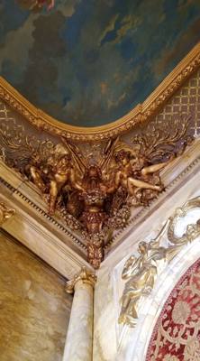 Next up on our mansion extravaganza in Newport was Marble House.  I'll let Julie tell you about it on http://www.getouta