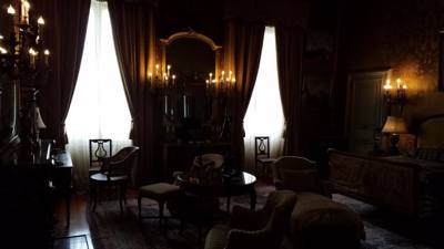 Next up on our mansion extravaganza in Newport was Marble House.  I'll let Julie tell you about it on http://www.getouta