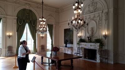 Rosecliff was the final of the three mansions we visited in Newport.  It was a little different than the others in that 