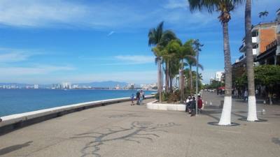 Walking along the Malecon