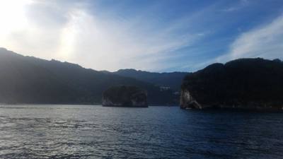 Majahuitas and Yelapa.  Neither of these places is available by road.  You have to take a boat.  Yelapa had a nice water